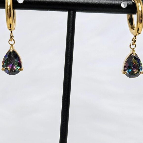 Aurora Drizzle 18-Karat Gold Plated Earrings - Picture 4 of 4